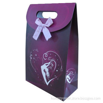 Paper Gift Bag with Die-cutting Handle, Suitable for Packing and Promotional Purposes